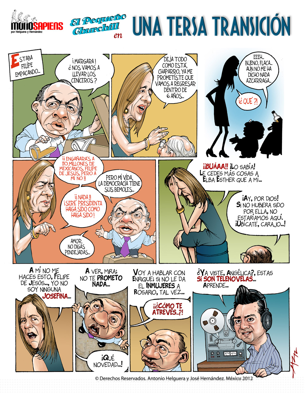 El pequeño Churchil en Una Tersa Transición. Domingo 9 de septiembre de 2011